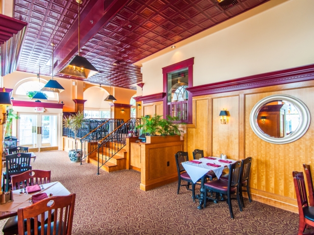 Coolidge Park Cafe lower level tables
