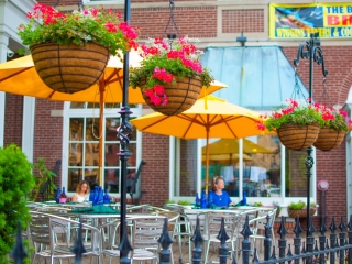 Coolidge Park Cafe outside tables Coolidge Park Cafe outside tables