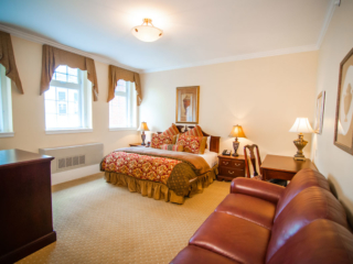 Gothic Garden, King bed with sofa and desk